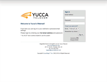 Tablet Screenshot of mail.yucca.net